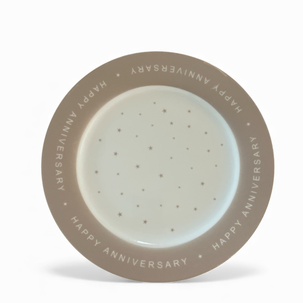 Happy Anniversary Plate